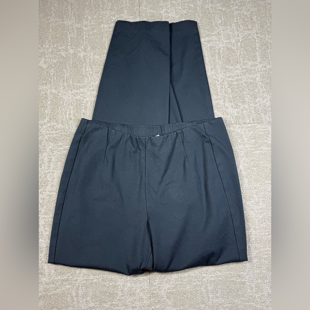 J. Jill Ponte Slim Leg Blue Pull On Stretch Pants Womens Size Medium Tall